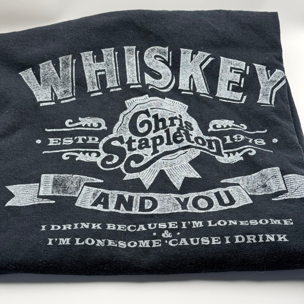 Chris Stapleton Whiskey and You Short Sleeve Tee - Black